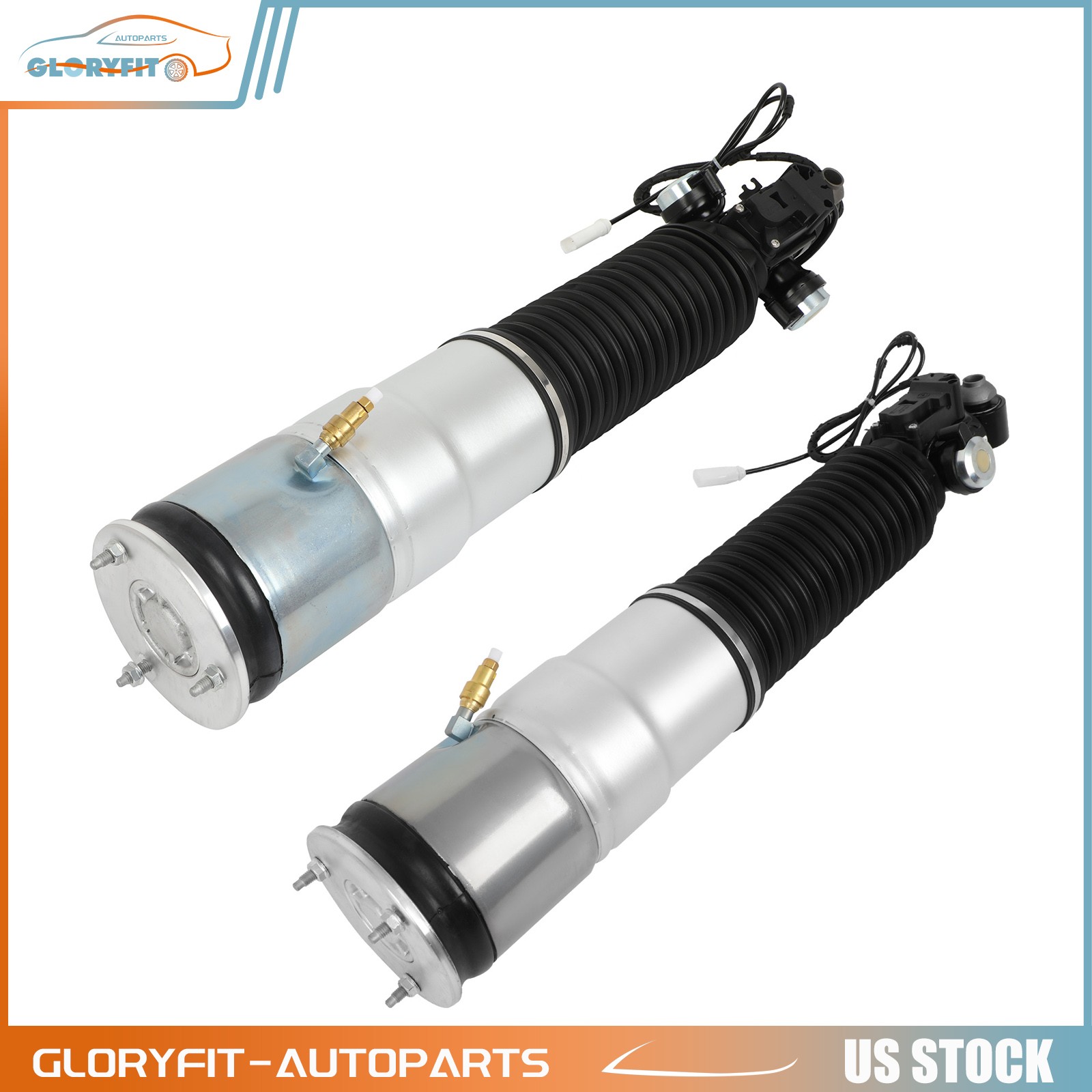Air Suspension Rear Pair For 2008-2019 Rolls Royce Ghost RR4 Wraith RR5 Dawn RR6