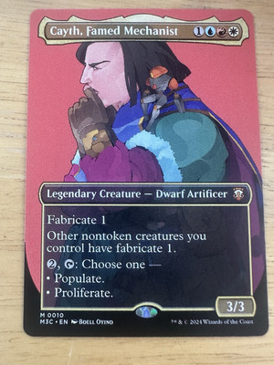 Cayth, Famed Mechanist 0010 Borderless Mythic
