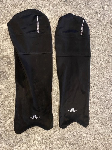 Gray Nicolls Clads Wicket Keeping Pads Covers Black Adult EUC