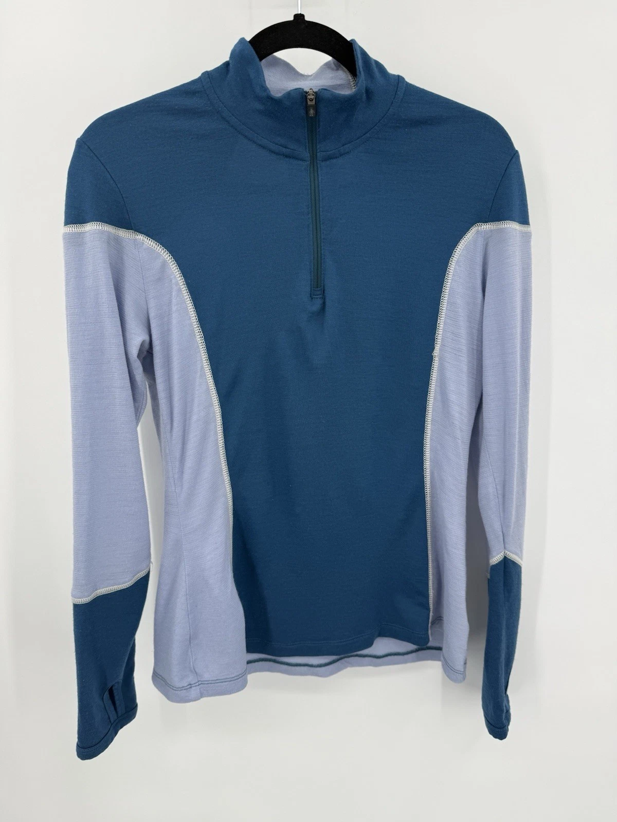 Smartwool Merino Women's Blue Teal 1/4 Zip Pullover Wool Top L Base Layer Hiking
Opens in a new wind