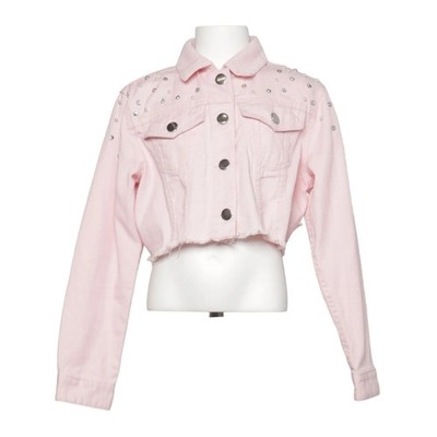 Terranova, Jeansjacke, Mädchen, Größe: 140/146, Pink, Baumwolle, Einfarbig #O2H