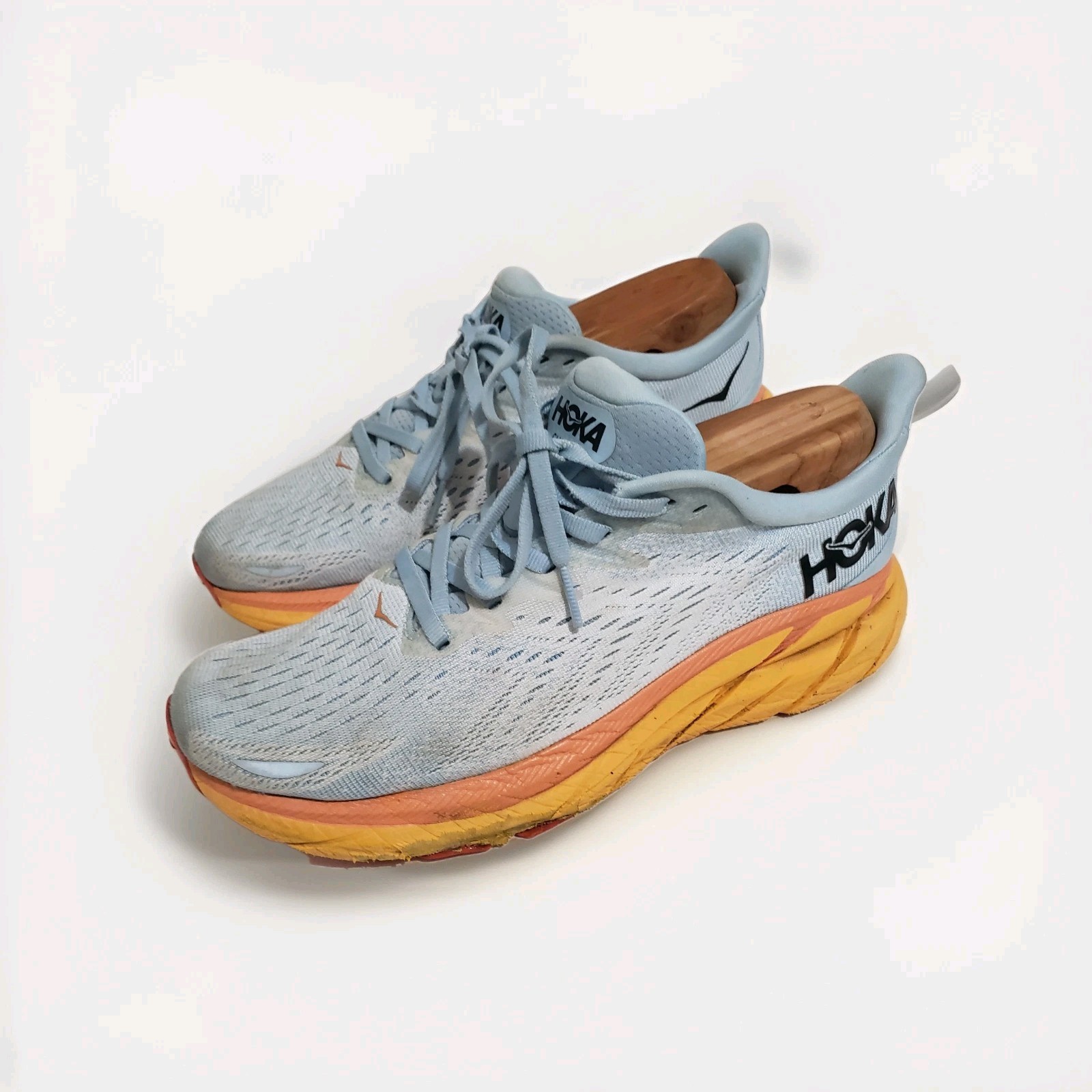 Hoka One One Clifton 8 1119394-SSIF Women's US 8.5D Running Shoes Blue Men’s  7.