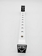2-Section Adjustable Window Security Bar with Child-Proof Anti-Lift Lock White
