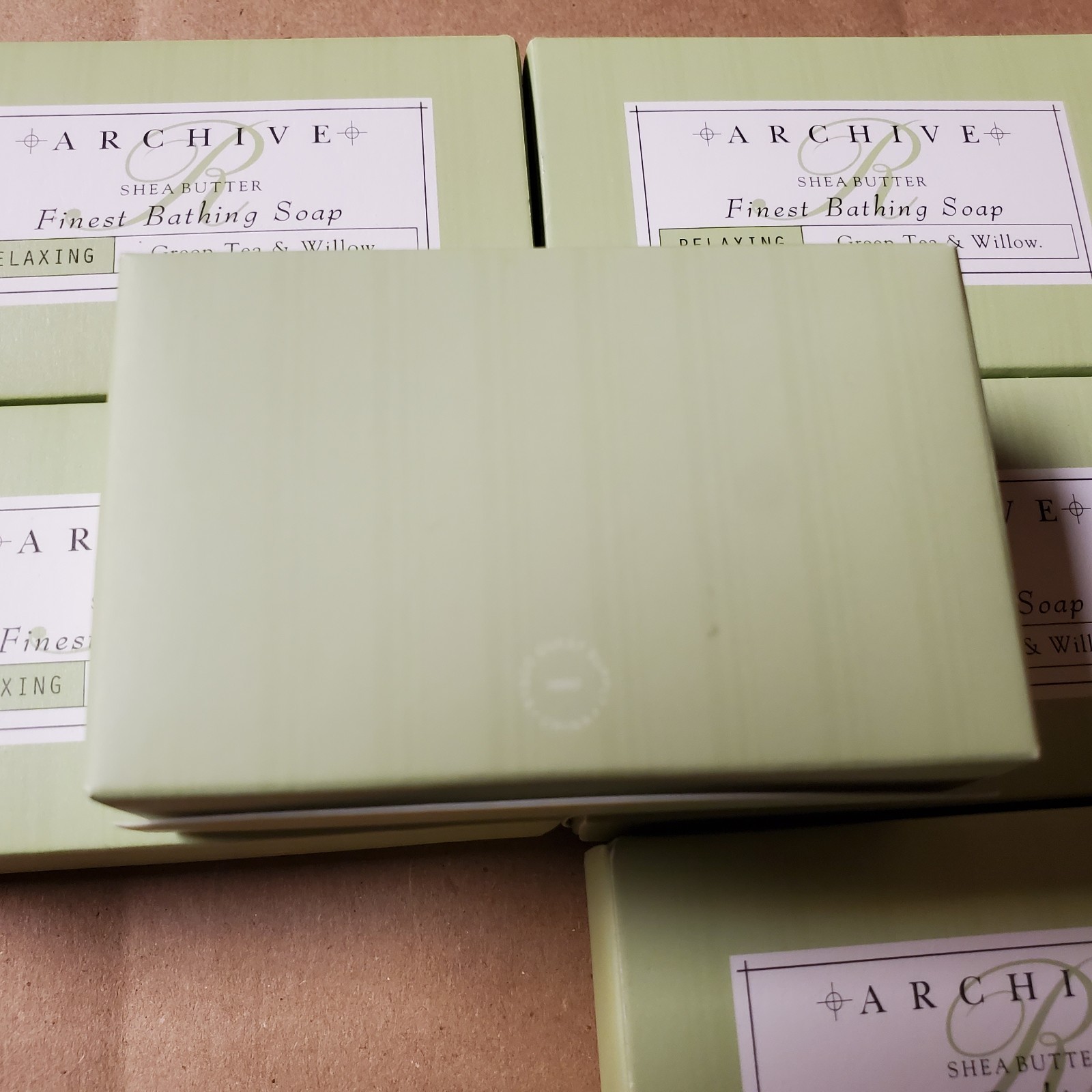 Archive Shea Butter Relaxing Green Tea & Willow Bath Soap - 6 Bars