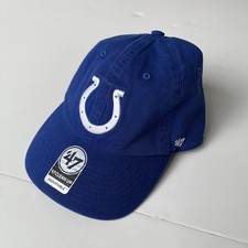 Indianapolis Colts 47 Brand Adjustable Hat Cap Strap Blue NFL