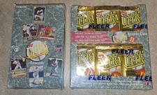 1992 Fleer Ultra Baseball Wax Pack Box Series 1 And Series 2 Jumbo Factory Seal