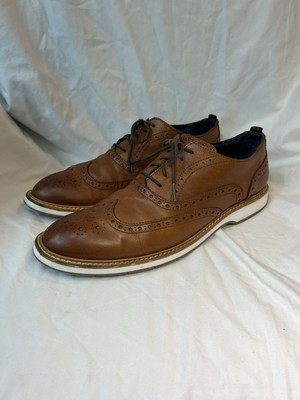 Cole Haan Shoes Men s Size 10.5 Grand Zero Wingtip Comfort Casual Brown C30697