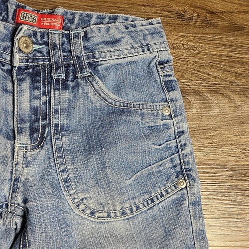Girls Capris size 7 Regular Faded Glory Denim Flower On Pocket - Picture 4 of 8