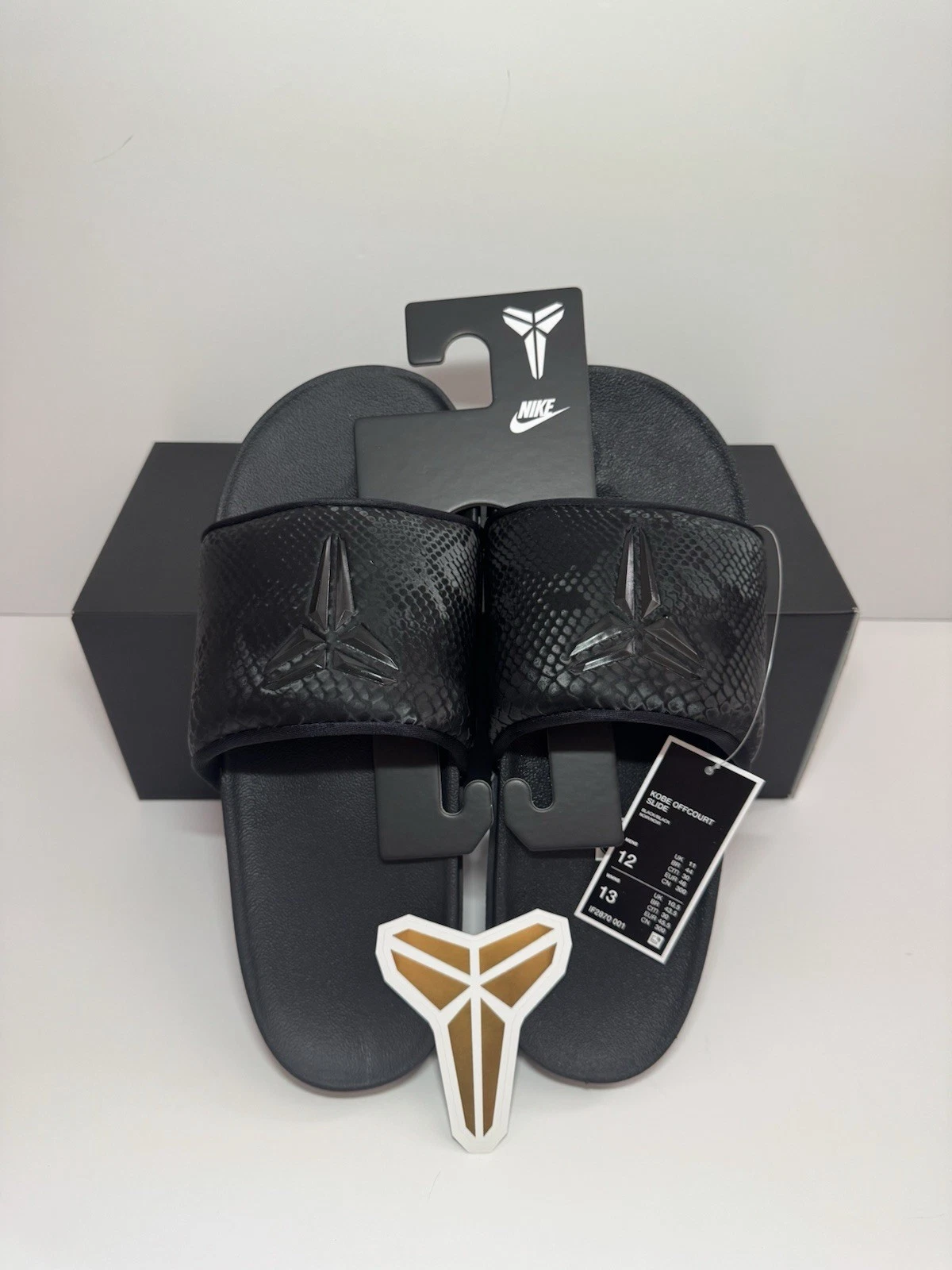 Nike Kobe Bryant Pantofole da scivolo fuori campo (2025) Nero