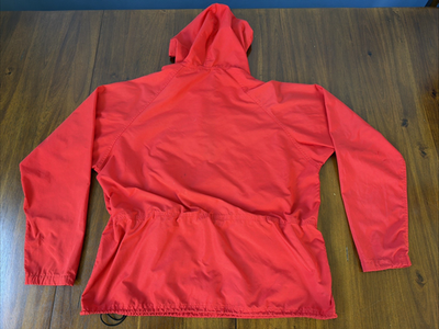 Made in USA LL BEANアノラックXL レッド LL Bean Anorak Jacket Mens XL Red Pullover Rain Hooded Made In USA