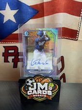 2026 Topps Bowman Chrome Mojo Refractor, On Card Autograph Charles Davalan