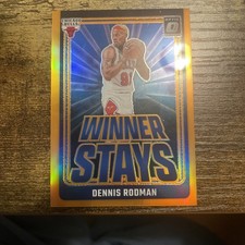 2024-25 Donruss Optic Dennis Rodman orange Winner Stays 16/39