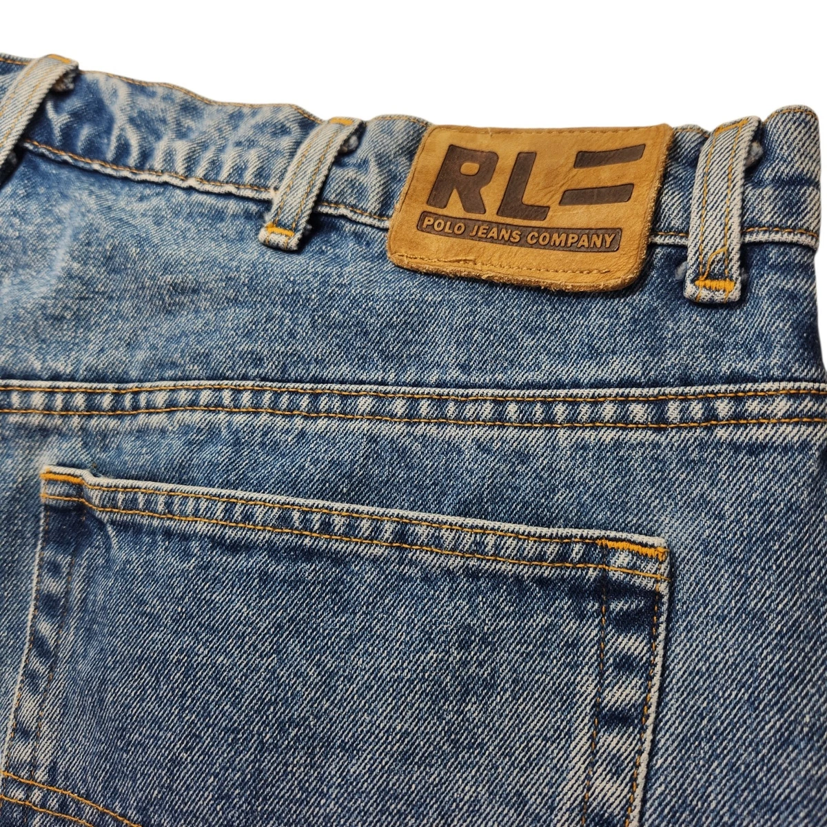Vintage Gold RALPH LAUREN POLO Jeans Co ? Vintage Polo Ralph Lauren Stoned Washed Regular Straight  main image 2