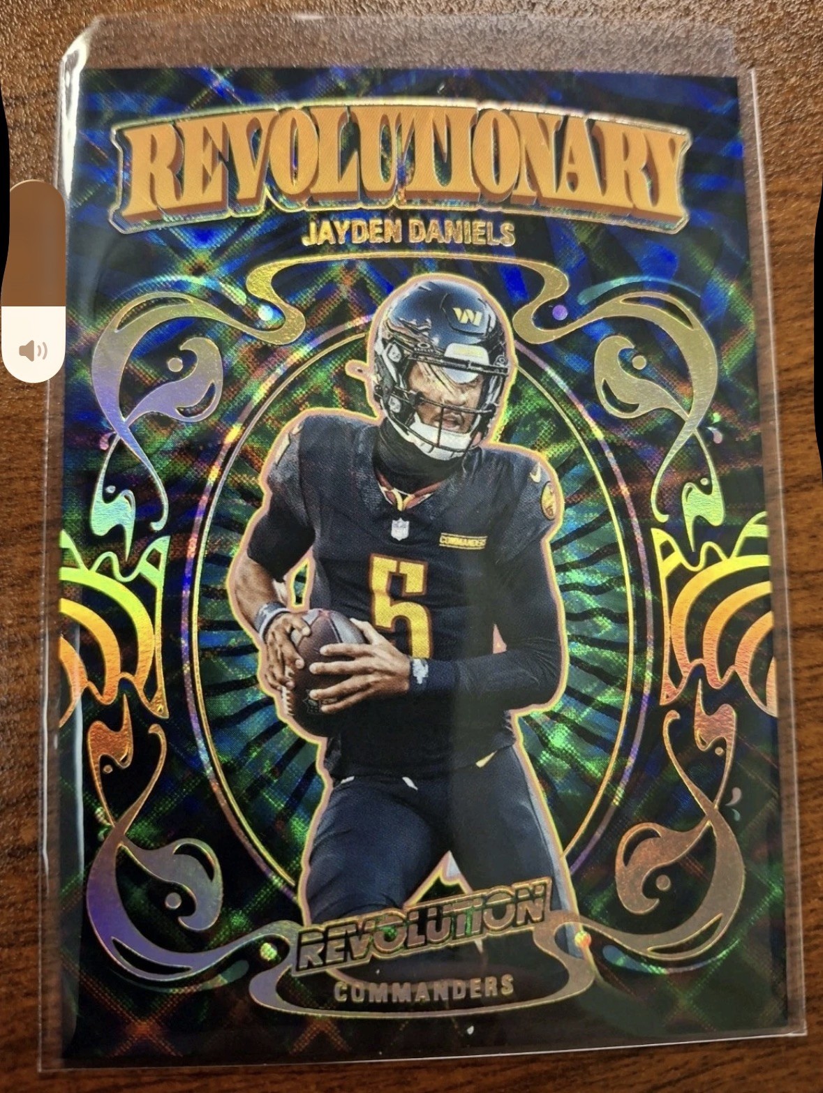 2025 Revolution Football Jayden Daniels Revolutionary Case Hit SSP Commanders