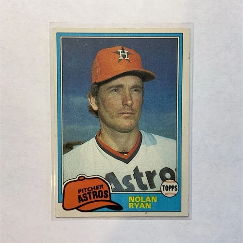 Topps 1981 Nolan Ryan #240 Houston Astros Baseball MLB Trading Card