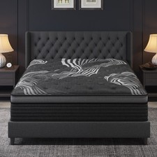 12" Twin Full Queen King Size Gel Memory Foam Spring Mattress, Mattress In A Box