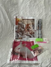 2 X DIAMOND PAINTING KITS , NEW COMPLETE , KITENS & RABBIT