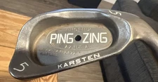 Ping Zing Black Dot 5 Iron Karsten KT-M Steel Shaft Men's RH, 38.5” w/Orig Grip!
