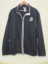 Star War Stormtrooper Jacket - Front Zipper - Fleece - Mens Large Black