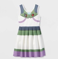 Disney Toy Story Buzz Lightyear Halloween Costume Space Dress Girl  s M 7/8