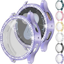 6 Pack Bling Case with Screen Protector for Samsung Galaxy Watch 7 40mm