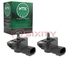 2 pc NGK NTK Manifold Absolute Pressure Sensors for 2016-2018 Mercedes-Benz mm