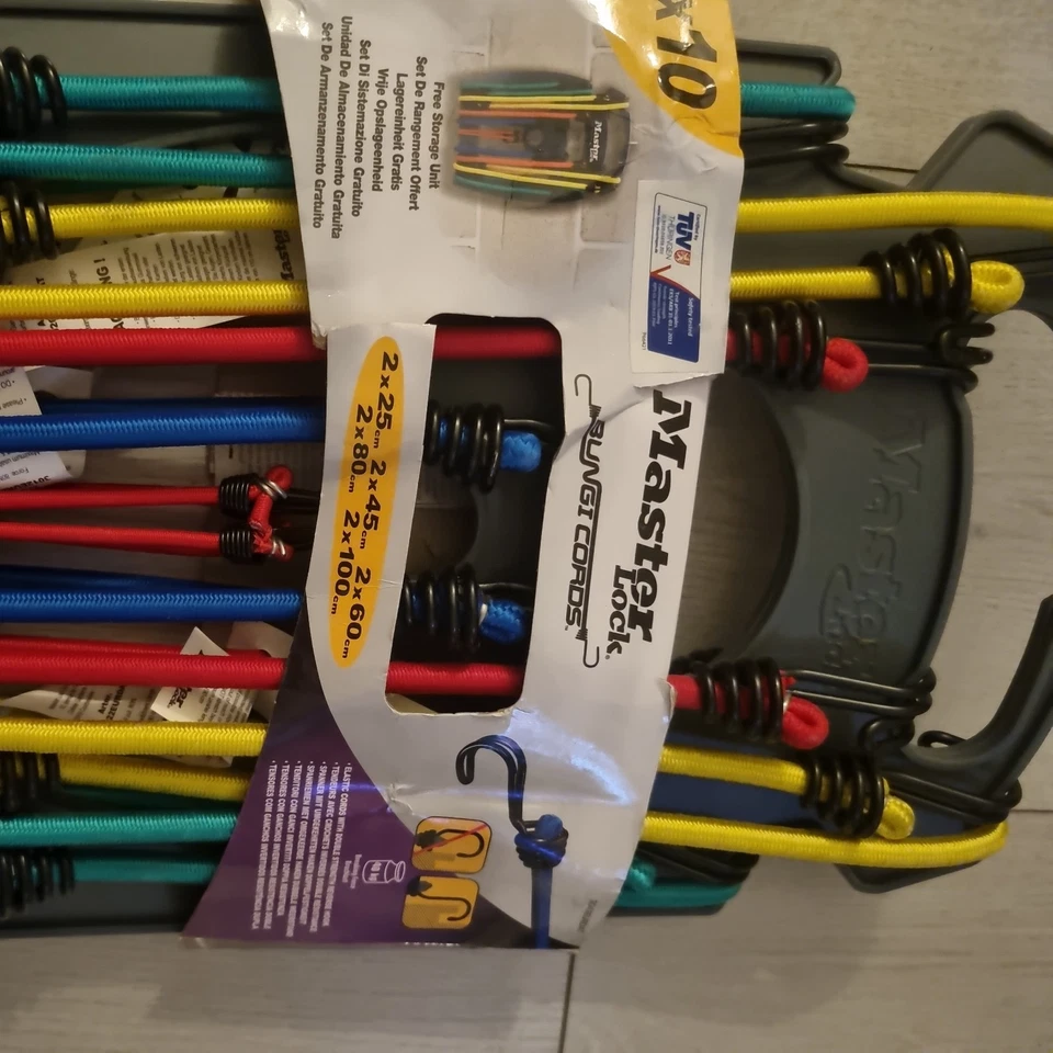 Juego de 10 piezas elásticas Master Lock - MLK3043E Foto 3 de 4