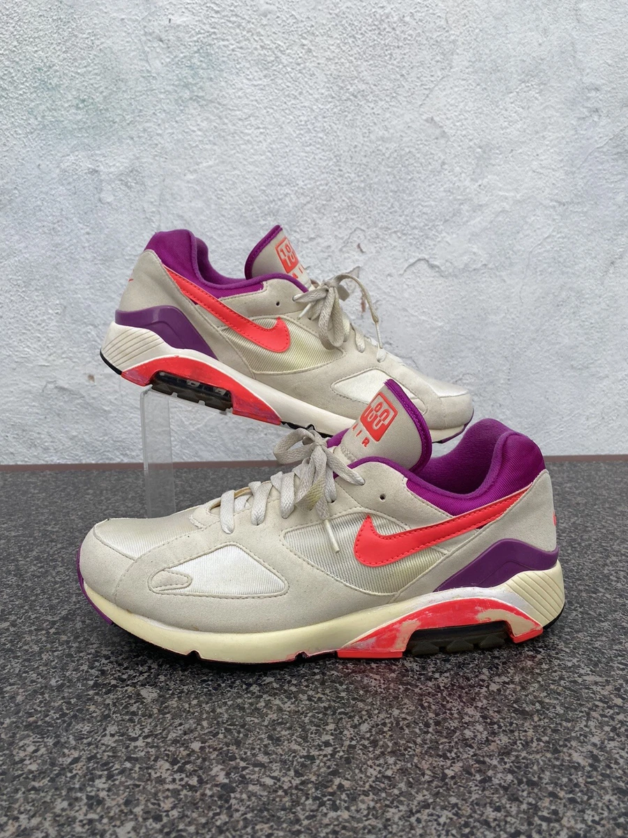 Nike Air Max 180 QS Laser Crimson Summit White Magenta 626960-165 Men SIZE 10