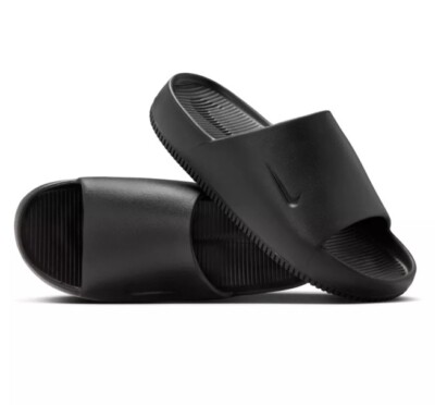 NEW Men's NIKE CALM SLIDE BLACK / BLACK (FD4116 001) Sz 7-13