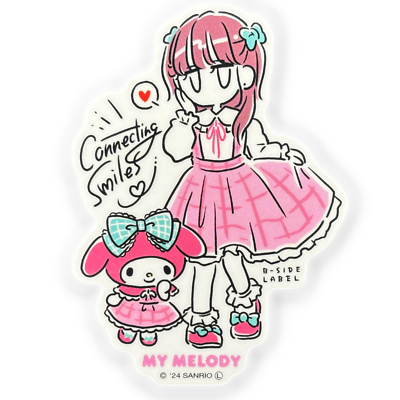 My Melody & Girl ✦ B-Side Label Sticker ✦ Japan | eBay