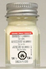 Testors Light Ivory Gloss 1/4 oz - Hobby and Model Enamel Paint - 1117tt