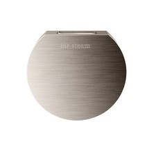 Mr Steam Aroma Designer Round 3 in. Steam Head in Brushed Nickel