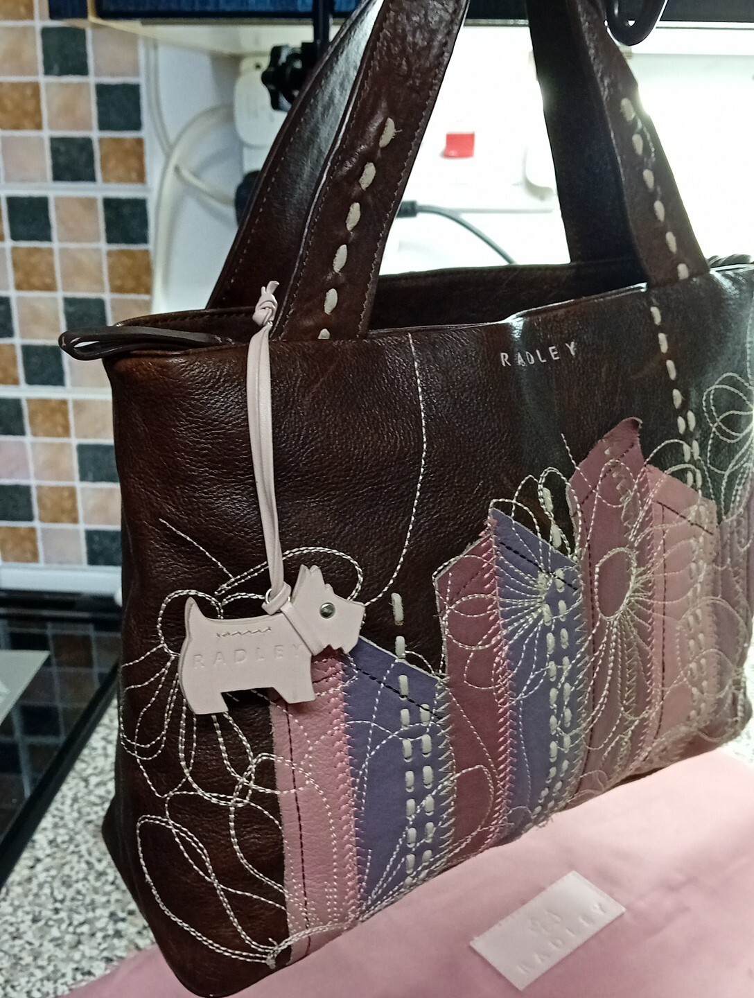 Radley London Leather Handbag Tote Very Good Condition With Dustbag eBay