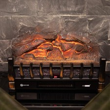 Dura Flame Twin Star 23 Electric Lit Logs Fireplace Insert Heater Df1030aru  for sale online | eBay