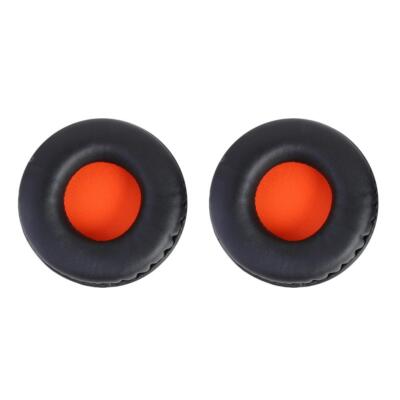 Replacement Ear Pads Foam Ear Cushions for Skullcandy Hesh 2.0(Black+Orange)