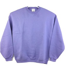 Vintage 80 s Cheetah 50/50 Blank XL Purple Womens Sweatshirt USA Spot 5214