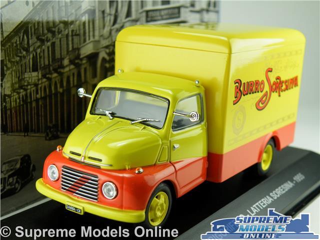 FIAT 615N MODEL VAN FRIGORIFERO LATTERIA SORESINA 1955 ITALY 1:43 SCALE IXO K8