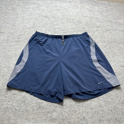 Nike Running Shorts Men L Blue Gray 7