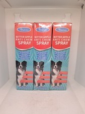 Lot Of 3 Folaymass Bitter Apple Anti Chew Spray 5x Bitterness 8 fl oz. Exp 1/27