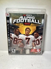 All Pro Football 2K8 Playstation 3 2K Sports PS3 Game Complete With Manual