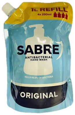 SABRE Antibacterial had wash orignal 1 litre