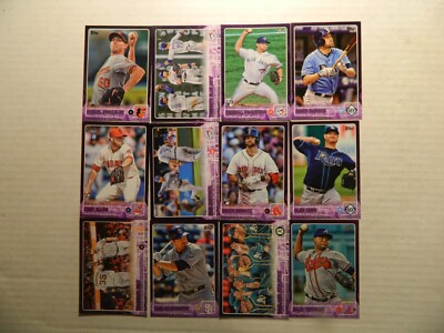 2015 Topps 1 Toys R Us Purple Parallel Cards U Pick Finish Set