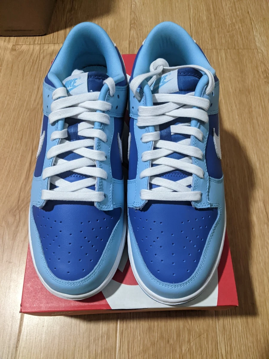 Size 10 Nike Dunk Low Retro Qs Argon Blue Flash White DM0121 400