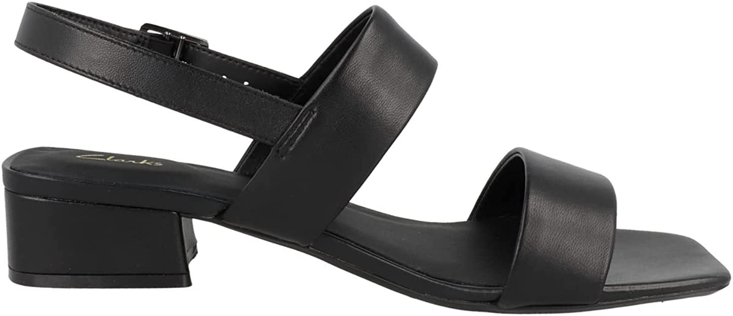 Clarks Women's Seren25 Strap Black Leather 26164896 | eBay