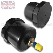 GIRLING TYPE BLACK ALUMINIUM RESERVOIR BOTTLE