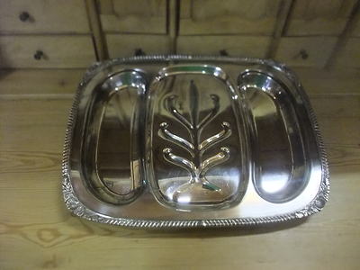 Tablett F.B.ROGERS SILVER CO.signiert Länge 44 cm Breite 33,5 cm Höhe 3 cm