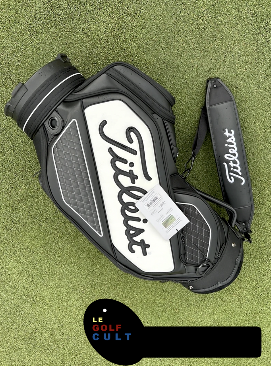 Titleist キャディバッグ US Open STAFF BAG TITLEIST Golf Exclusive Caddy Tour Staff Bag Black White