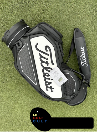 TITLEIST Tour Caddy Staff Bag Black White Shoe FREE SHIPPING US EUR AU JP - Picture 5 of 23
