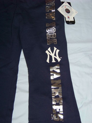 Pantalones Adidas para niñas Yankees de Nueva York nuevos con etiquetas - Imagen 2 de 2