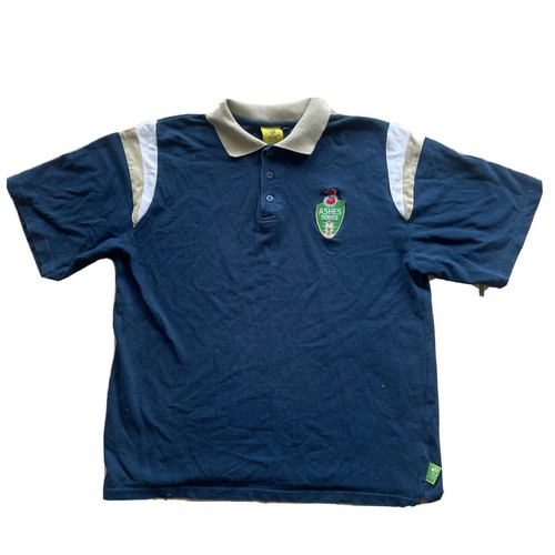 THE ASHES 2006-2007 Australia Vs England Polo Shirt Mens Size Large